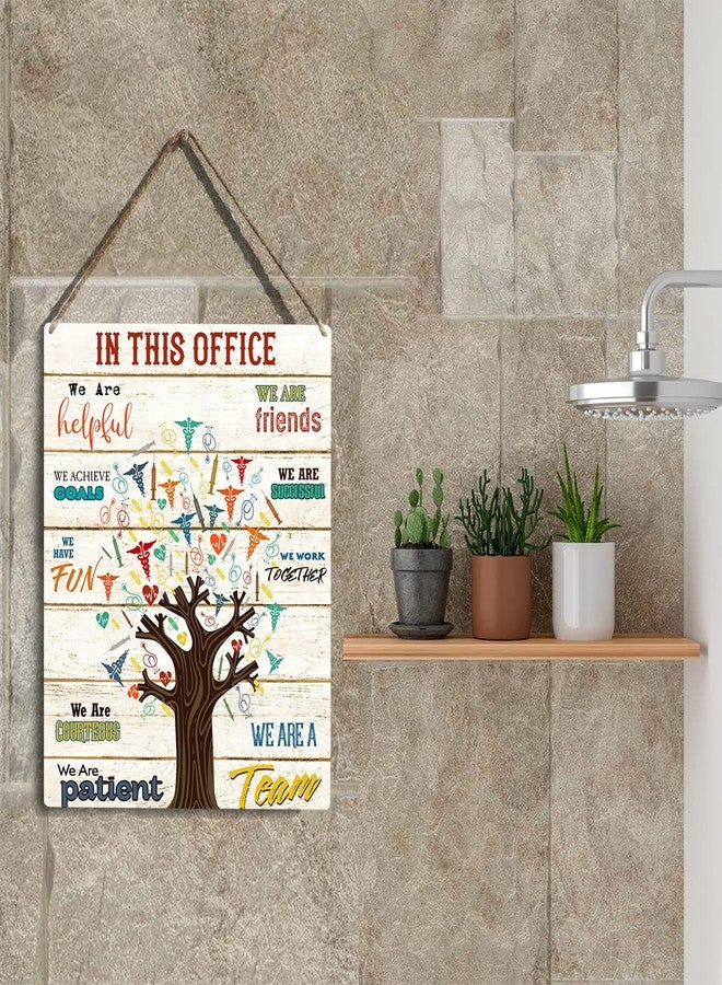 YCYD Motivational Quotes Wall Art Office Bedroom Wooden Hanging Sign 10x8 Inches - Image 5